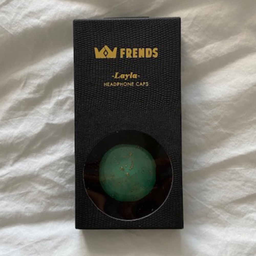 FRENDS Layla Caps Aquamarine Gold